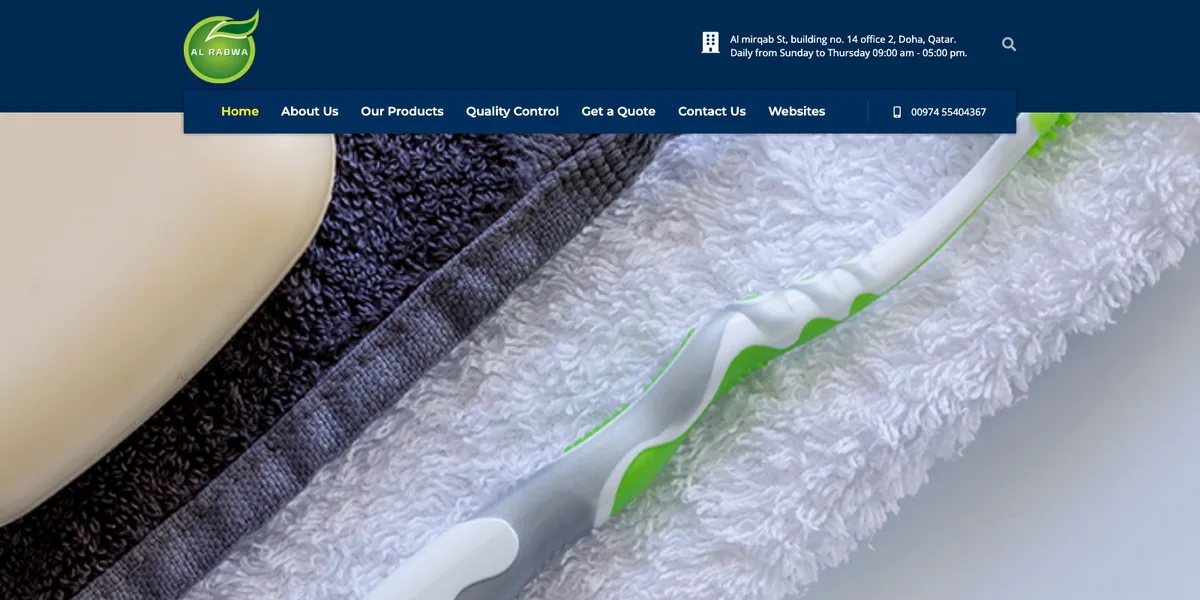 Al Rabwa Relief Website Preview